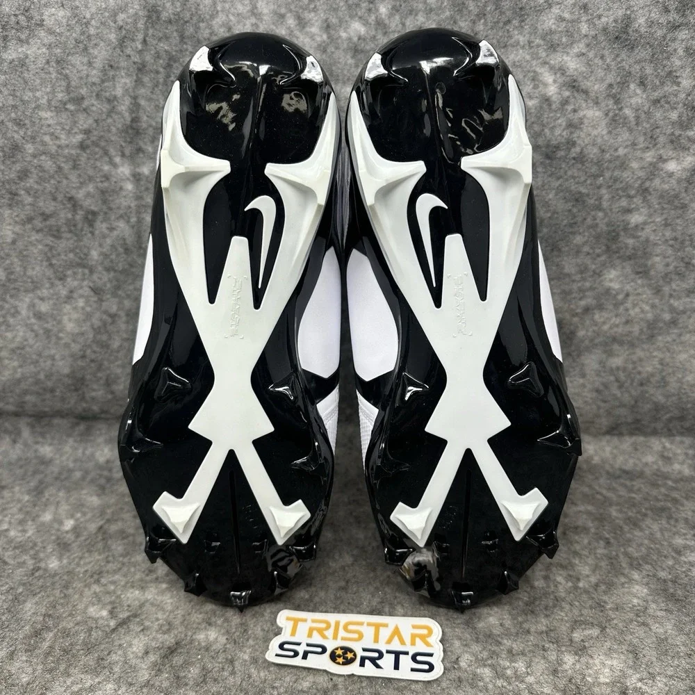 Nike Alpha Menace Pro 3 Football Cleats Mens Size 10 White Black CT6649-100